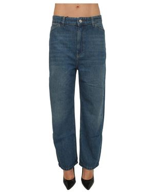 Marella Mlsmom1 Mom Fit High-Waist Jeans - Blau