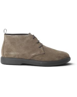 Geox Lace-Up Boots - Gris