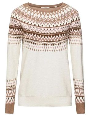 Esprit Ronde Hals Sweater Sand - Naturel