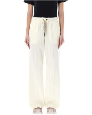 Moncler Wide Pants - White