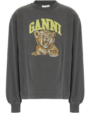 Ganni Sweatshirts - Grigio