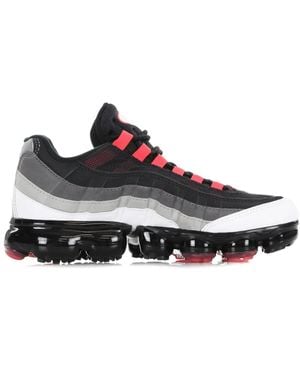 Nike Air Vapormax &#39;95 Sneakers Weiß/Rot - Schwarz