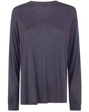 Studio Nicholson Tops ,Paars ,Long Sleeve Tops - Blauw
