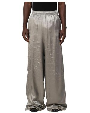 Vetements Seidenweite Hosen Stilvoller Komfort - Grau