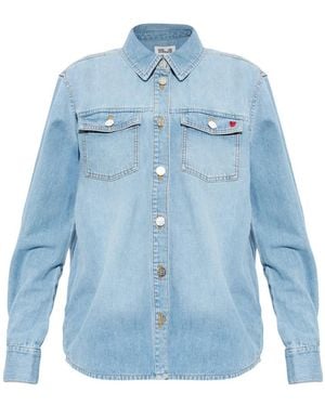 Baum und Pferdgarten Overhemden ,Blauw ,Denim Melobu Denim Shirt