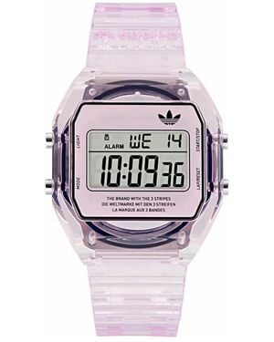 adidas Digitale Uhr Mit Zwei Kristallen - Pink