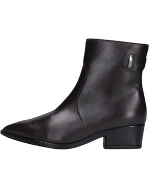Gabor Schoenen ,Bruin ,Leer Enkellaarsjes - Zwart