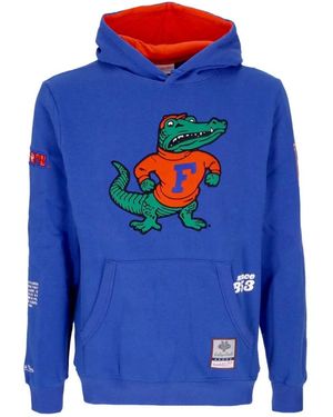 Mitchell & Ness Hoodies & Sweatvesten ,Blauw ,Katoen Florida Gators Origins Fleece Hoodie