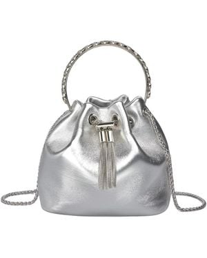 Alma En Pena. Bucket Bags - Grey
