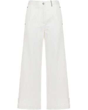 Panicale Wide Trousers - White