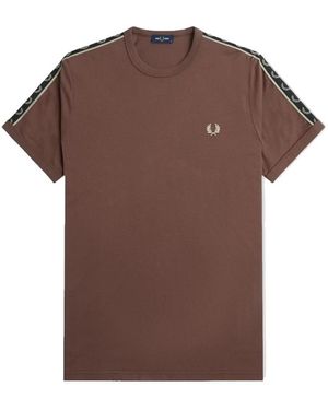 Fred Perry T-Shirts - Marrone
