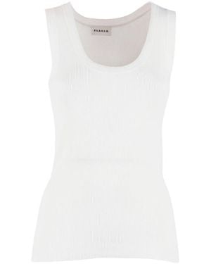 P.A.R.O.S.H. Sleeveless Tops - Blanco