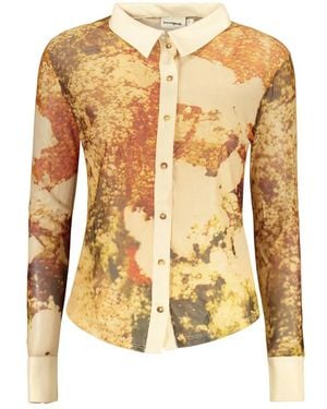 Desigual Atenas Langarmshirt - Mettallic