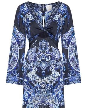 Camilla Short Dresses - Blue