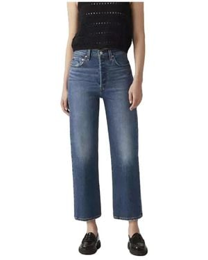 Levi's Cropped Jeans - Azul