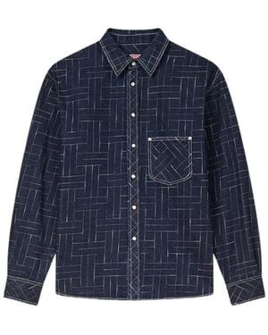 KENZO Denim Shirts - Blu