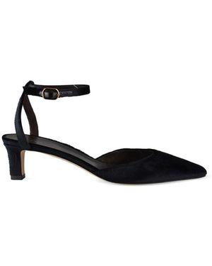 The Row Schoenen ,Zwart ,Carla Pumps Met Lage Hak