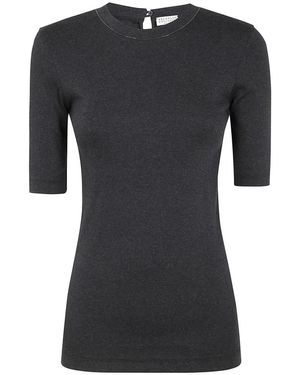 Brunello Cucinelli T-Shirts - Negro