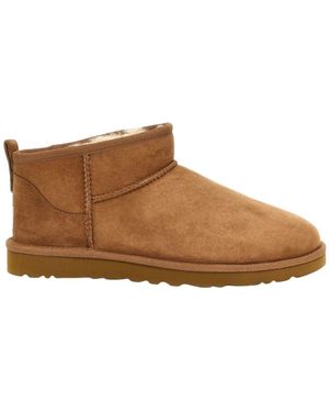 UGG Schoenen ,Bruin ,Wol Classic Ultra Mini