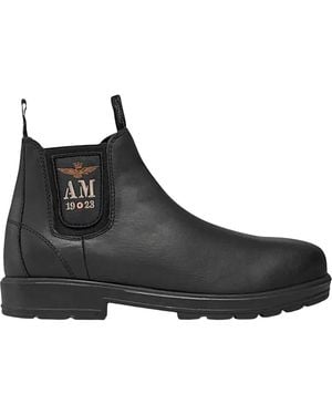 Aeronautica Militare Chelsea Boots - Black