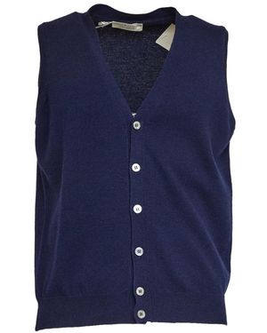 FILIPPO DE LAURENTIIS Vests - Blue