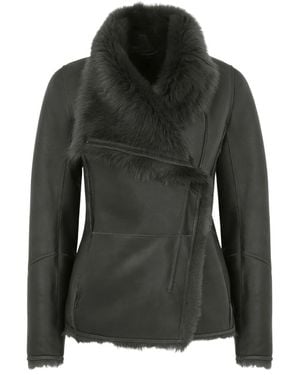 VESPUCCI by VSP Faux Fur & Shearling Jackets - Black