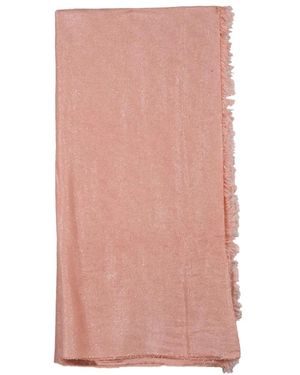 Peserico Accessoires ,Roze ,Katoen Pashmina