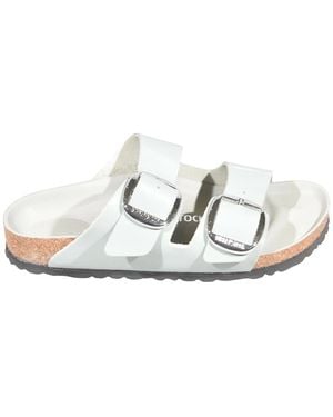 Birkenstock Sliders - White