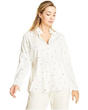 Marina Rinaldi Stijlvolle Blouse Voor Vrouwen - Wit