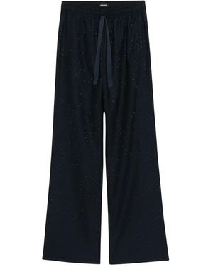 Zadig & Voltaire Wide Trousers - Bleu