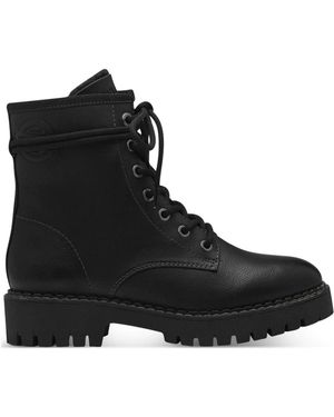 S.oliver Lace-Up Boots - Nero