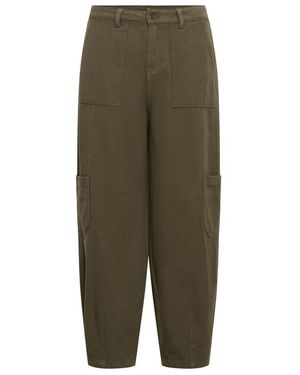 Kaffe Tapered Trousers - Verde