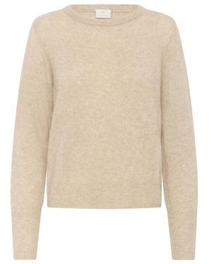 Kaffe Round-Neck Knitwear - Neutro