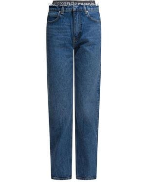 Alexander Wang Straight Jeans - Blue