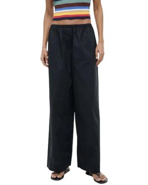 STAUD Wide Trousers - Black