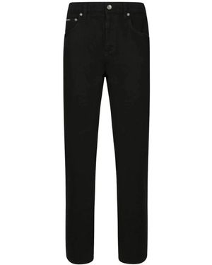 Dolce & Gabbana Straight Fit Jeans - Black