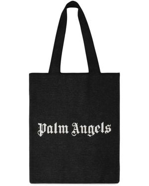 Palm Angels Tote Bags - Black