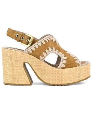 Mou High Heel Sandals - Metallic