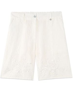 Oltre Casual Shorts - Blanc
