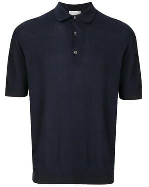 John Smedley Polo Shirts - Blau