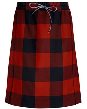 Vivienne Westwood Geruite Kilt Rok - Rood