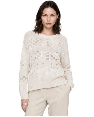 Kocca Round-Neck Knitwear - Blanc