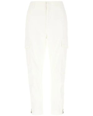 Dondup Straight Trousers - Blanco