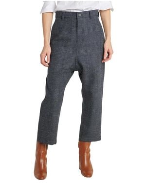 Sofie D'Hoore Cropped Trousers - Blue