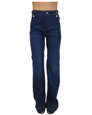 Nenette Straight Jeans - Azul