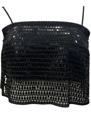 SIMONA CORSELLINI Sleeveless Tops - Black