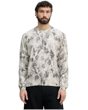 ARMANI EXCHANGE Round-Neck Knitwear - Grigio
