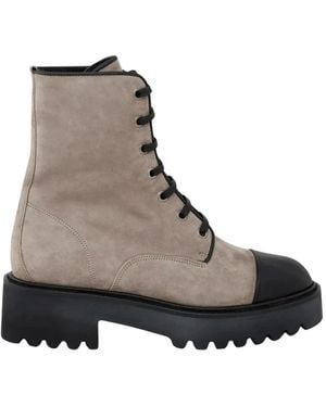 Aquazzura Lace-Up Boots - Brown