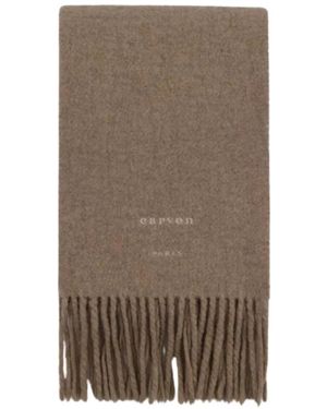 Carven Filzschal Aus Wolle - Braun