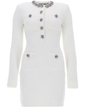 Self-Portrait Short Dresses - White
